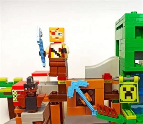 Купити Конструктор Minecraft Шахта Кріпера (451 деталь), блоки, що ...