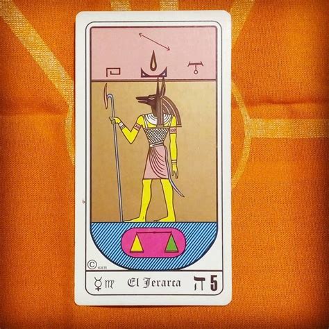 Marinac Tarot Y Or Culos On Instagram Arcano Del D A El Jerarca