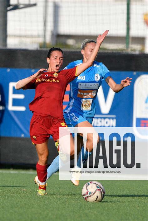 Lucia Di Guglielmo Of AS Roma Women In Action During The Italian