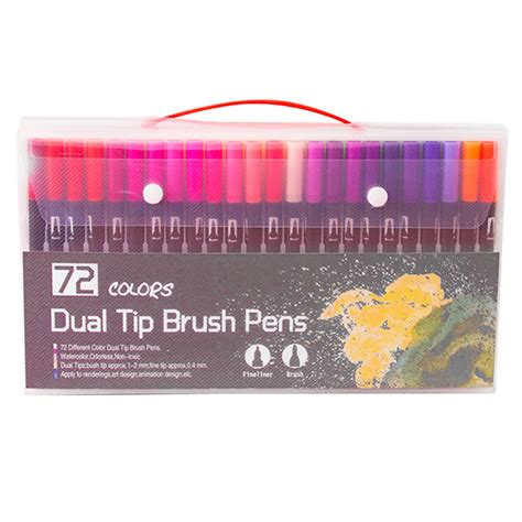 Buy Belity 72 Colors Dual Tip Brush Pens Art Markers Set Brush And Fine Tips Colored Pens For