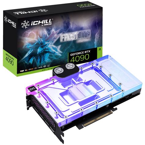 Tarjeta Gráfica INNO3D GeForce RTX 4090 iChill Frostbite Ultra 24GB