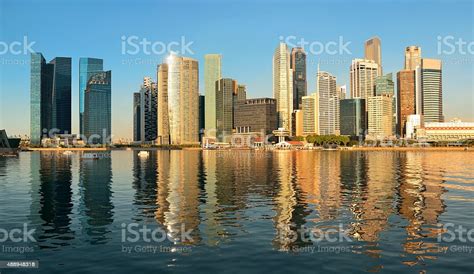 Singapore Skyline Stock Photo - Download Image Now - 2015, Architecture ...