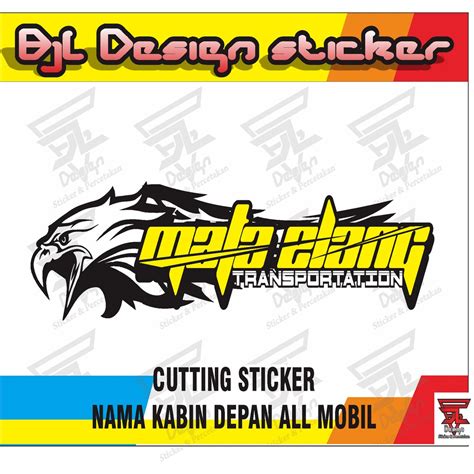 Desain Cutting Sticker Nama Koleksi Gambar