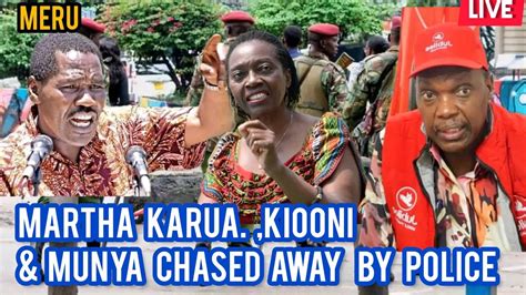 DRAMA MARTHA KARUA KIONI AND MUNYA CHASED BY POLICE IN MERU