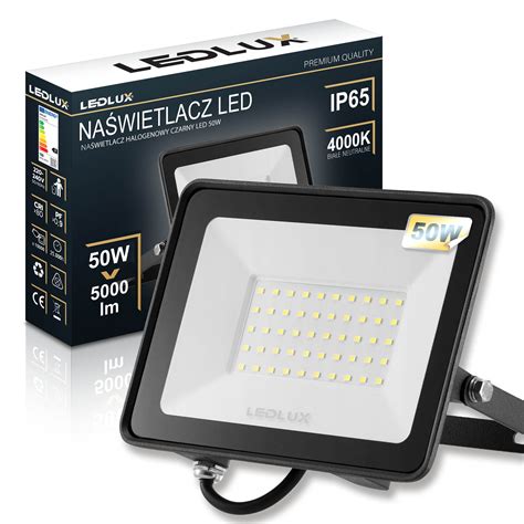 Halogen Lampa Naświetlacz LED SMD 50W IP65 PREMIUM Halogen LED 50W EII