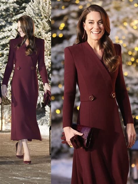 Eponine London Chi Chi Burgundy Coat Dress Regalfille