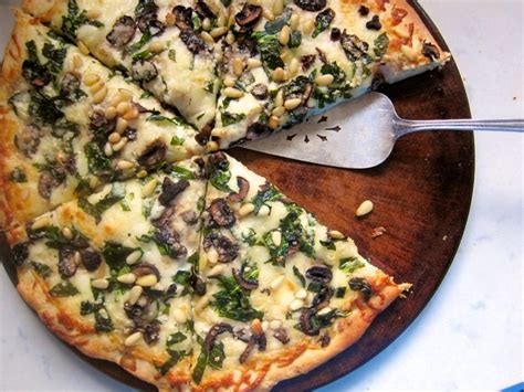 Mushroom Spinach Pizza Rasoitime