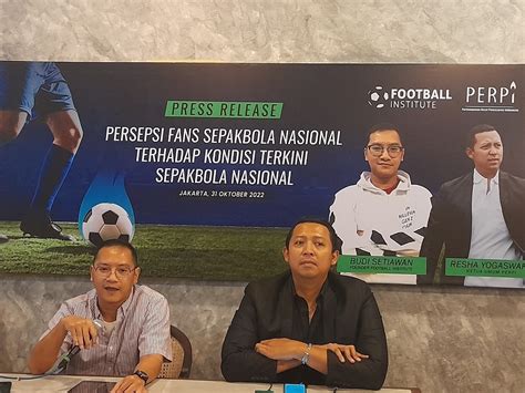 Hasil Survei Football Institute Pencinta Sepakbola Tanah Air Tidak