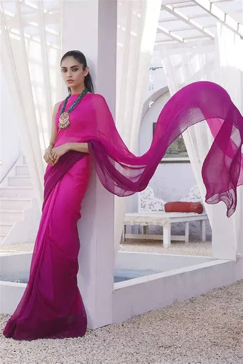 Esmee Hot Pink Ombre Wajahat Mansoor