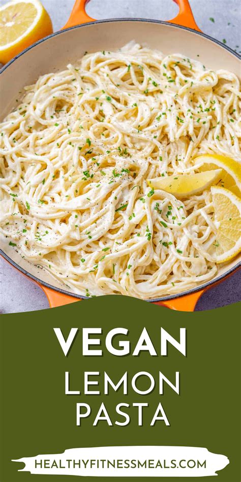 Vegan Creamy Lemon Pasta Artofit