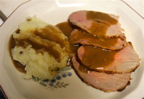 Eye Of Round Roast Beef And Homemade Mashed Potatoes Roast Beef Recipes Cooking A Roast