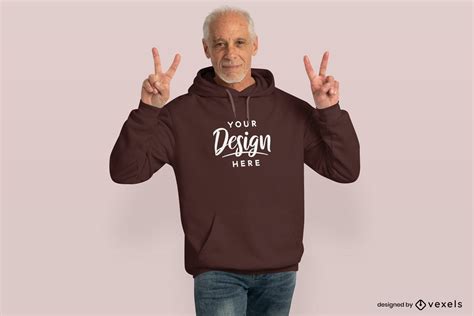 Designs Gráficos para Camisetas e Merch de maquete de idosos