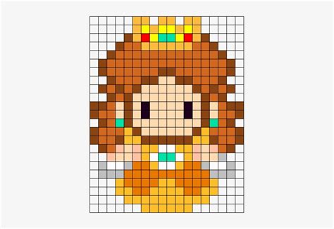 Princess Daisy Sprite Perler Bead Pattern Bead Sprite Bead