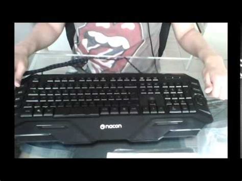 Unboxing Teclado Gaming Nacon Gk 500 YouTube