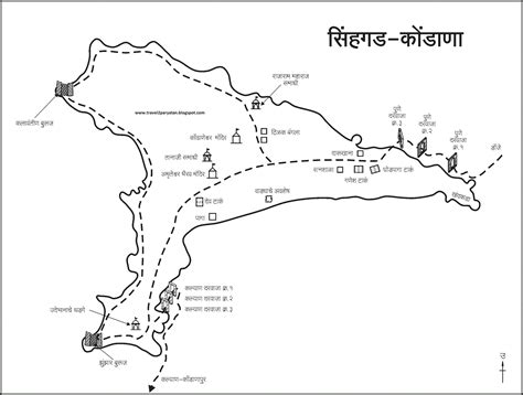 Kondana Fort Map