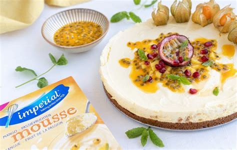 Mango Passiemousse Taart Met Koekjesbodem Recept Makkelijke