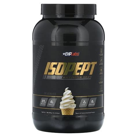 Ehplabs Isopept Hydrolyzed Whey Protein Isolate Vanilla Ice Cream