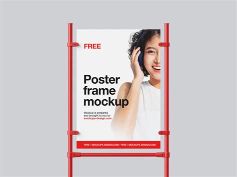 Matt poster frame mockup - Instant Download