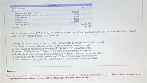 Solved You Are An Independent Cpa Hired By The Company To Chegg