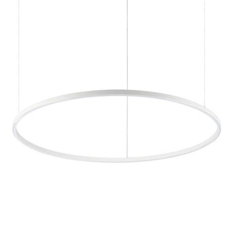 Lampadario Led Ideal Lux Oracle Slim Round Bianco Lampada Soffitto