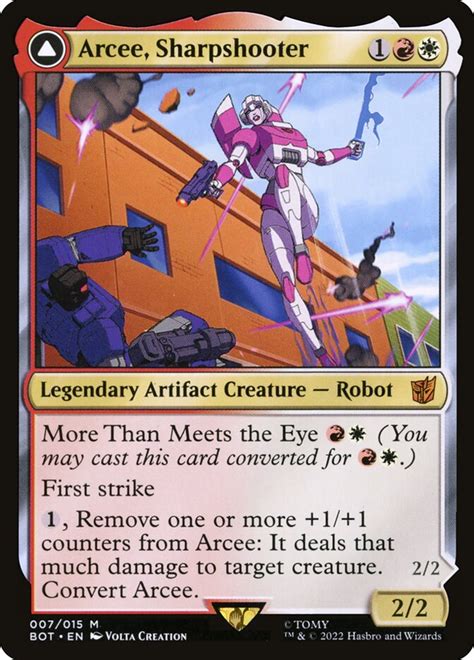 Arcee Sharpshooter Arcee Acrobatic Coupe Transformers Mtg Print