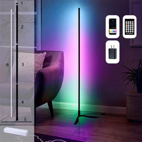 Smart Floor Lamp Smart Corner Floor Lamp Remote Control Floor Lamp Light Venus