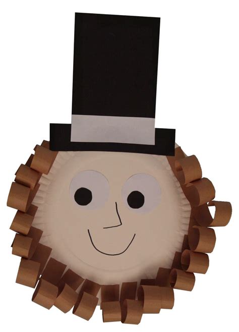 Abraham Lincoln Paper Plate Craft