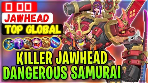 JAWHEAD BEST BUILD 2023 TOP GLOBAL JAWHEAD GAMEPLAY MOBILE LEGENDS