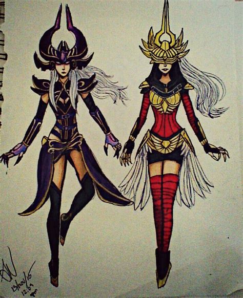 Syndra Justicar Syndra Ilustra O De Personagens Desenhos Personagens