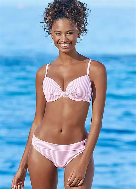 Rose Stripe Underwired Bikini Set By S Oliver Swimwear365