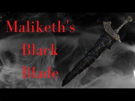 Maliketh S Black Blade Elden Ring Weapon Review Showcase Youtube