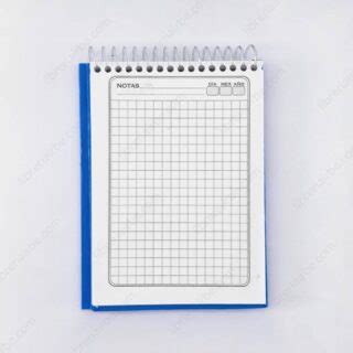 Libreta De Anotaciones Cuaderno Tama O A Con Hojas Cuadriculadas Mm