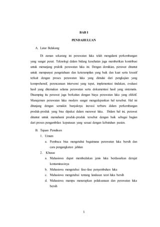 Konsep Perawatan Luka Bersih Dan Angkat Jahitan Pdf