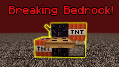 How To Break Bedrock In Minecraft 116 115 Minecraft Tips And Tricks