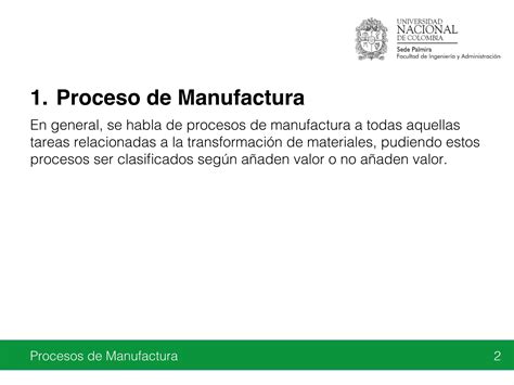 Procesos De Manufactura Ppt