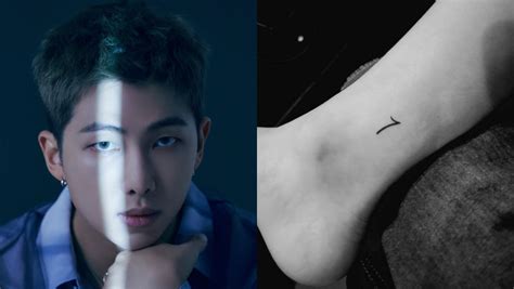 Tattoo Meaning Bts Rms 7 Friendship Ankle Tattoo Kpopmap