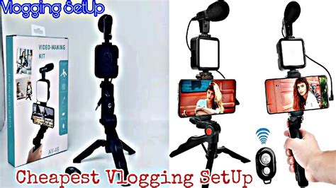 Vlogging Setup Finally New Vlogging Kit Cheapest Vlogging Setup Unboxing Of Vlogging Kit🤳📱