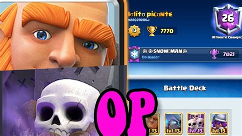 Giant Graveyard God 🏆7800 👈best Graveyard Deck In Clash Royale Youtube