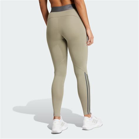 Adidas Hyperglam Full Length Leggings Green Adidas Tz