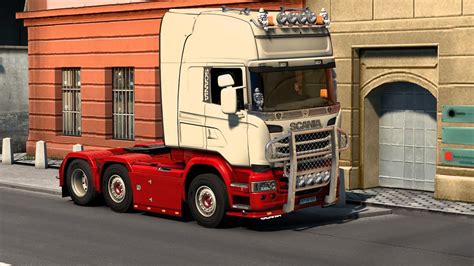 ETS 2 Scania Streamline Transporting A Gas Pipe From Strasbourg Part