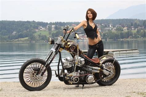 Steel Babe Harley Bobber Motorcycle Events Bobber Bikes