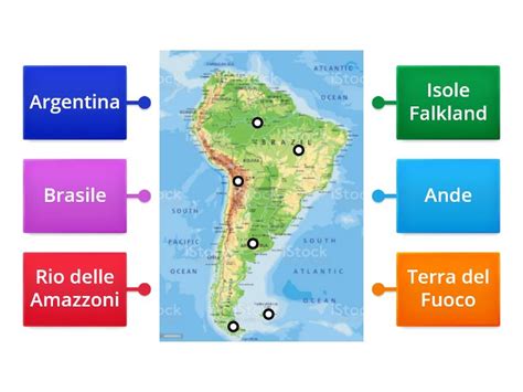 Cartina America Del Sud Labelled Diagram