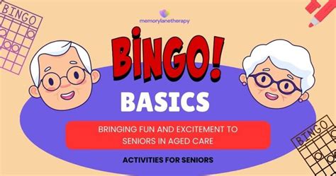 Basic Bingo for Seniors | Memory Lane Therapy