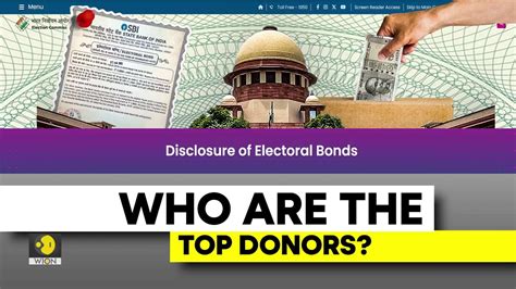 Electoral Bonds Data Who Are The Top Political Donors And Beneficiaries