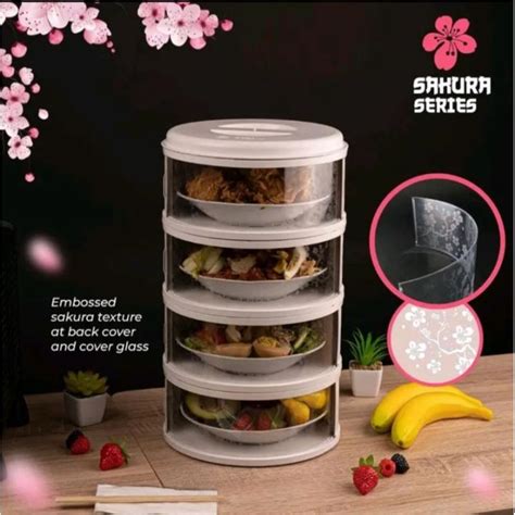 Promo Diskon Tudung Saji Susun Tri J Food Storage Susun Segala