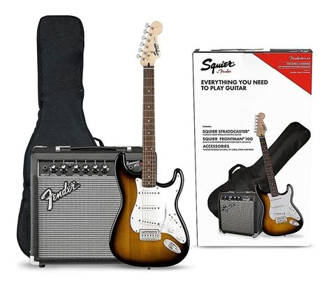 Kit Guitarra Stratocaster Fender Squier Acesorios Combo Pack Mercado Libre