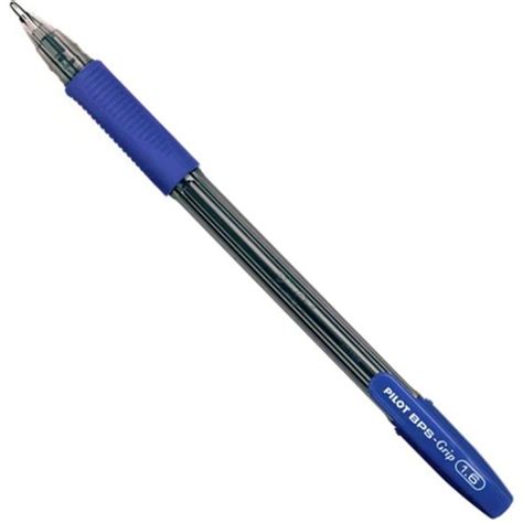 Caneta Esferográfica Pilot BPS Grip 1 6mm Ponta Grossa Azul Caixa