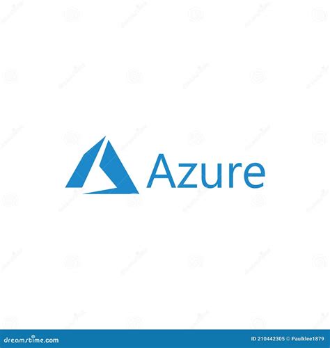 Azure Logo Editorial Illustrative on White Background Editorial Image ...