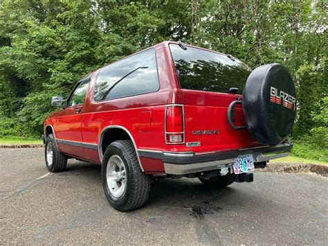 1991 Chevrolet S 10 Blazer Rare 2 Wheel Drive 2dr Very Low Original