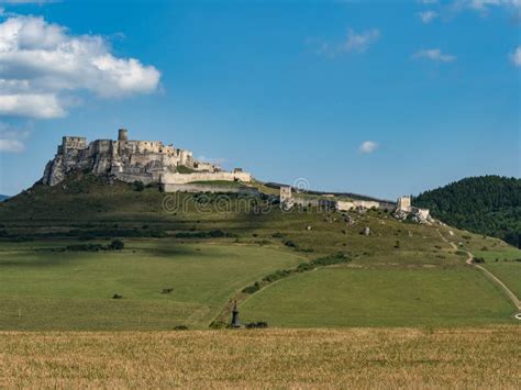 The Spis Castle Spissky Hrad National Cultural Monument Unesc Stock